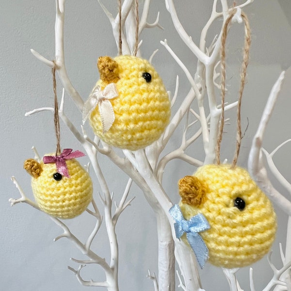 Easter Chick Tree Decoration Egg