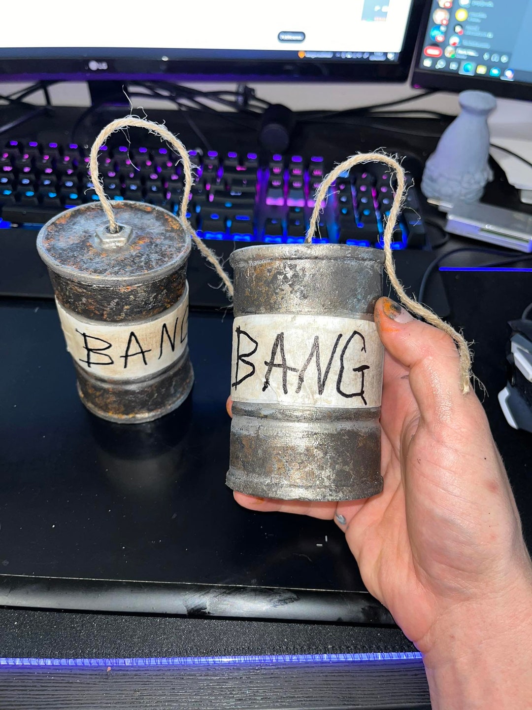 Rest Beancan Grenade Lifesize Rest Player Gift Etsy