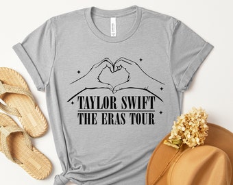Taylor Eras Tour Poster T-Shirt UK Music Live Concert Top Unisex Women's Adult & Kids Oversized Shirts