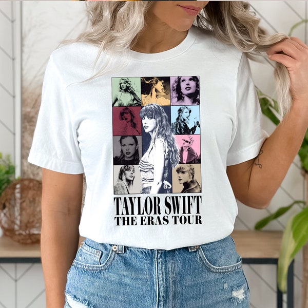 Taylor Swift Eras Tour T-shirt, Eras Tour Merch, The Eras Tour Tee, Gifts for Her, Concert merch, Swiftie Merch shirt, Swiftie Tee Unisex