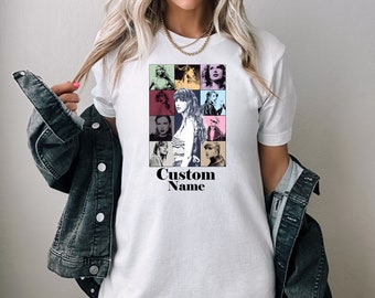 Custom Eras Tour Shirt, Personalized Your Image Eras Tour Shirt, Personalized Eras Tour Shirt, Customized Vintage Shirt, Change Your Design