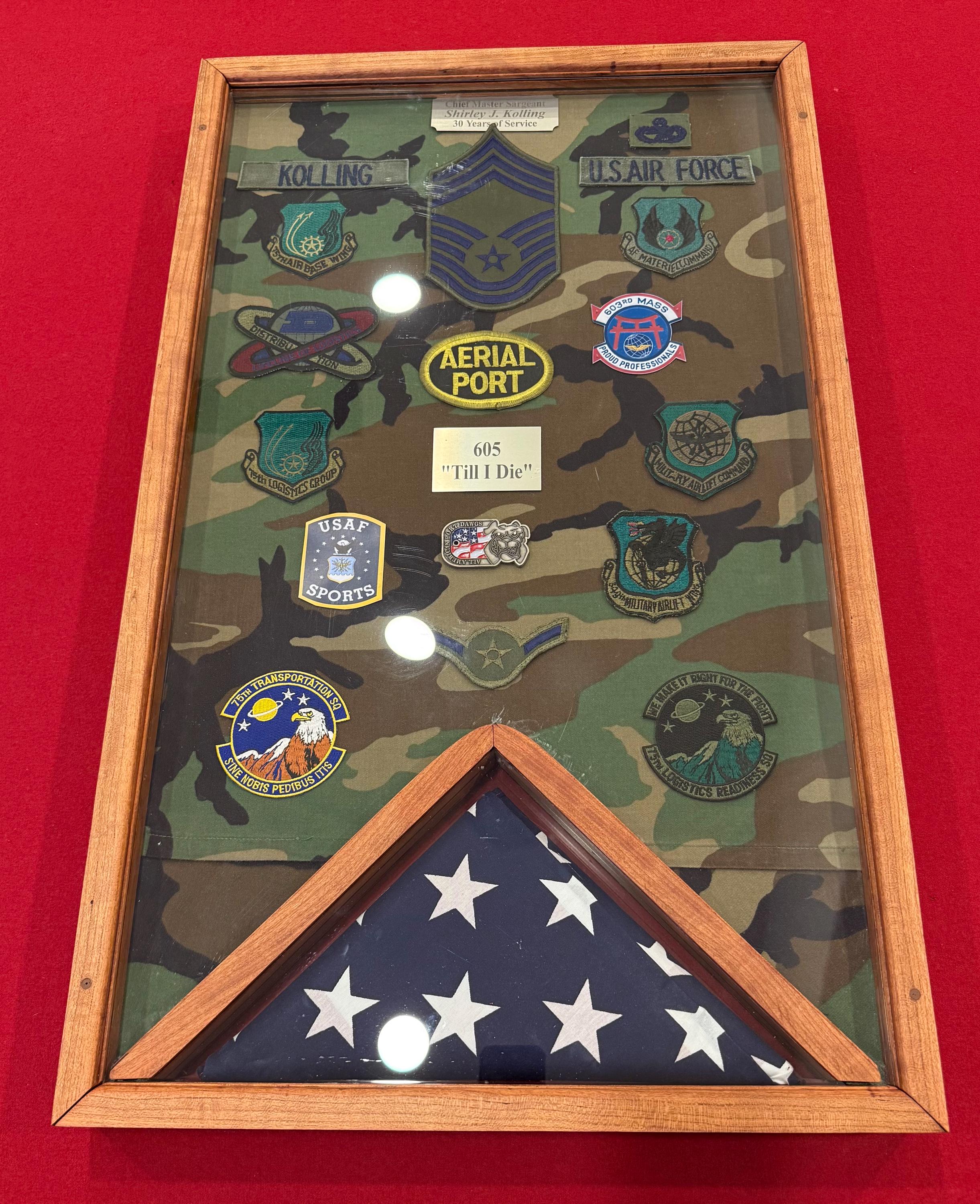 カスタムUSA軍人退役記念シャドーボックス：USA名誉ギフト - Etsy 日本