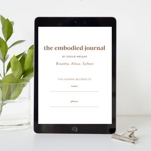The Embodied Journal (Instant Download)