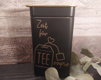 Kaffeedose / Teedose / Personalisiert / Individuell / Geschenk / Metalldose