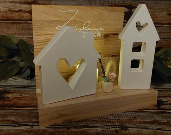 Decoration Set with Light * Home * Gift * Cottage Love