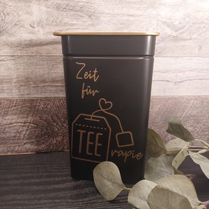 Kaffeedose / Teedose / Personalisiert / Individuell / Geschenk / Metalldose Bild 1