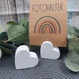 Fotohalter * Herz * Raysin * Kartenhalter * Geschenk * Kleinigkeit