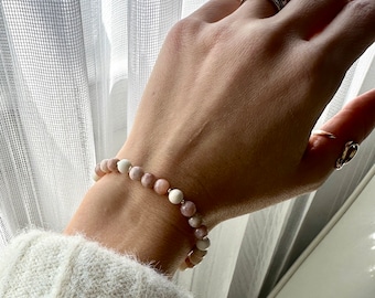Neutrale kralenarmband•echte zonnesteen kralen waterdichte armband•14k goud gevuld•cadeaus voor haar