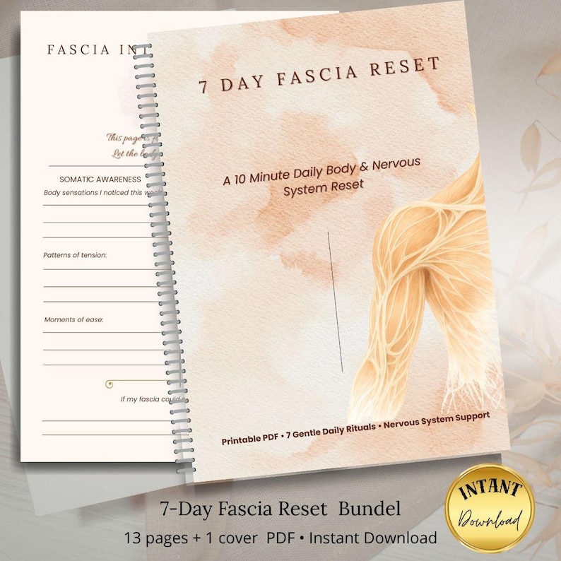 7-day Fascia Reset Journal | Somatic Exercises, Nervous System Support ...