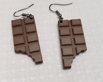 Chocolate Bar Earrings