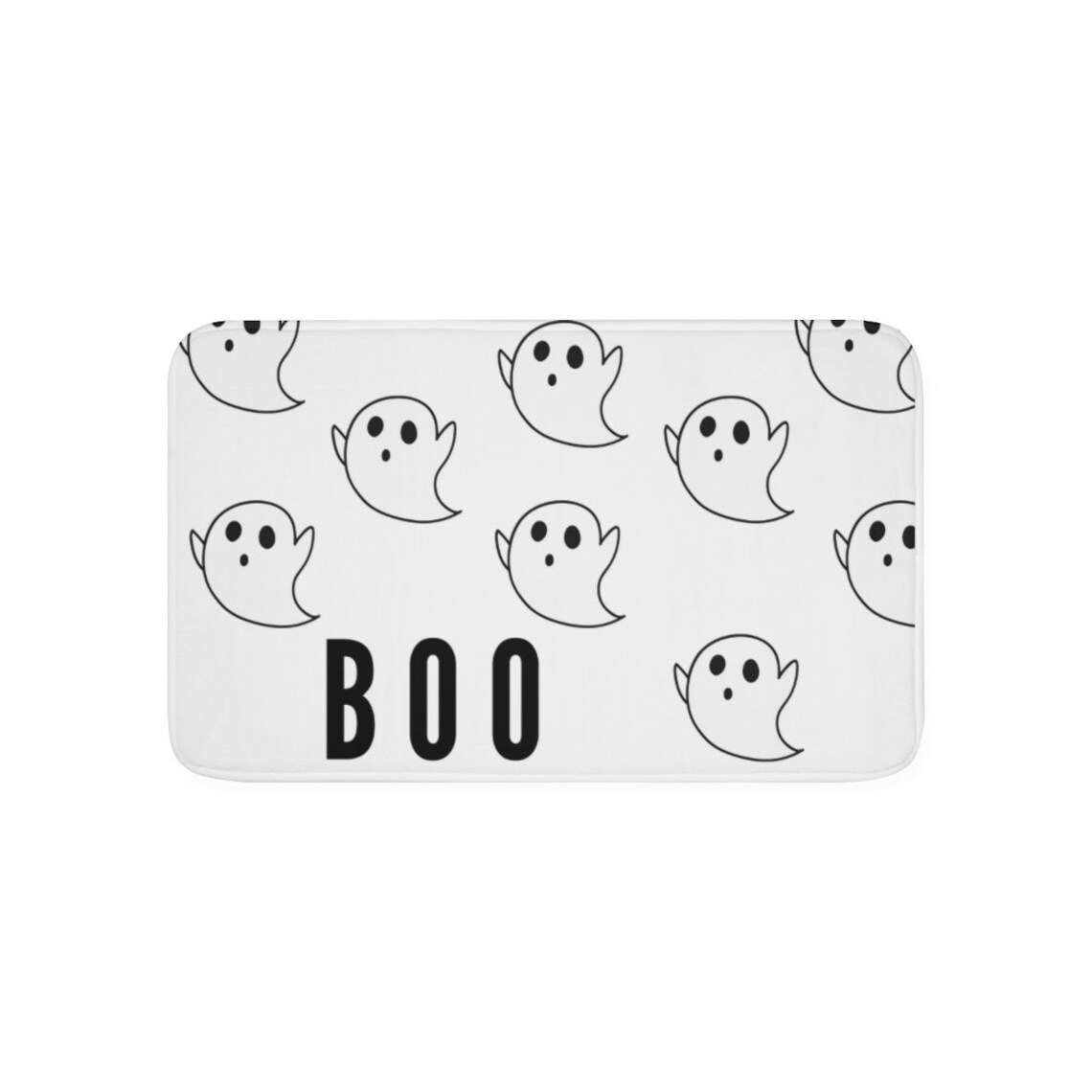 BOO Bath Mat Etsy