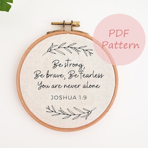 PDF-broderimönster med 12 bibelverser, broderibunt med religiöst kristet citat, handbroderidesign med religion, DIY-dekoration med juldekorationer