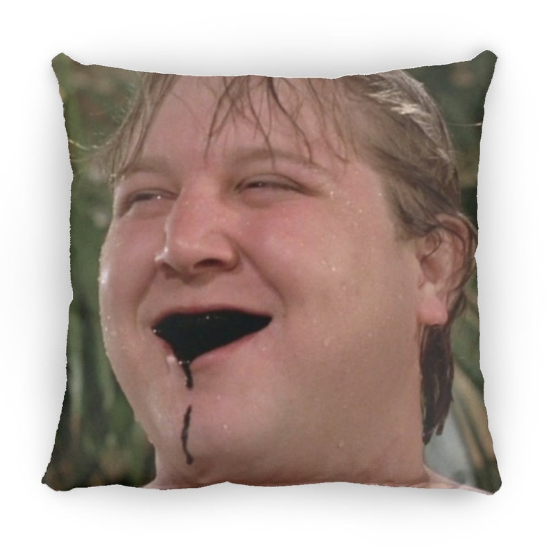 Francis Buxton Trick Gum Custom Throw Pillow, Movie Lover Gift, 80s