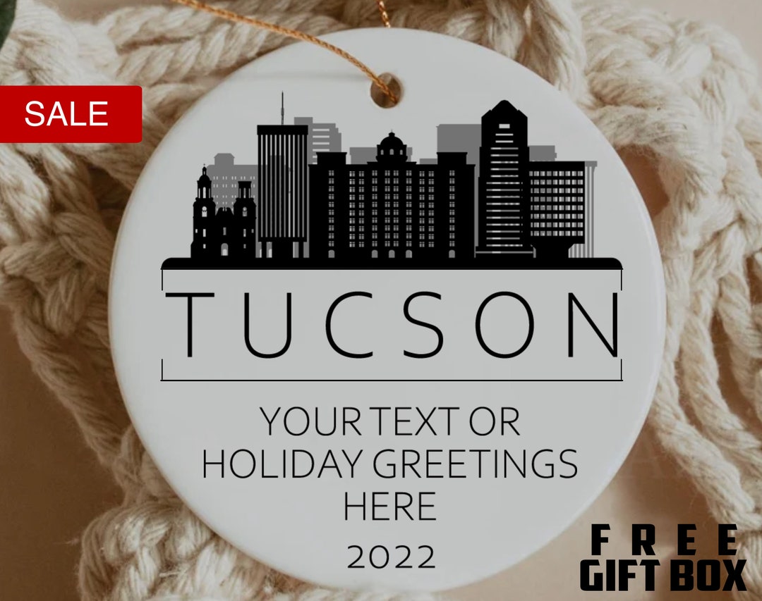 Personalized Tucson Ornament Tucson Christmas Ornament Etsy