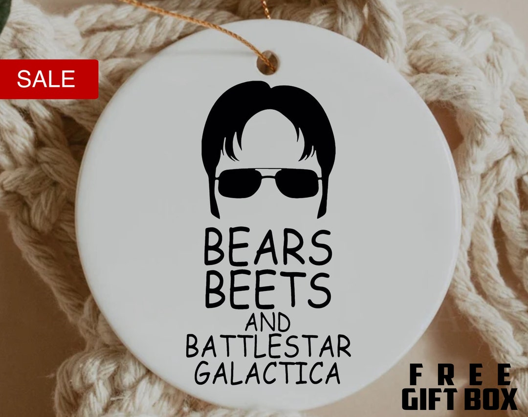 Bear Beets and Battlestar, Dwight Schrute Christmas Ornament Christmas