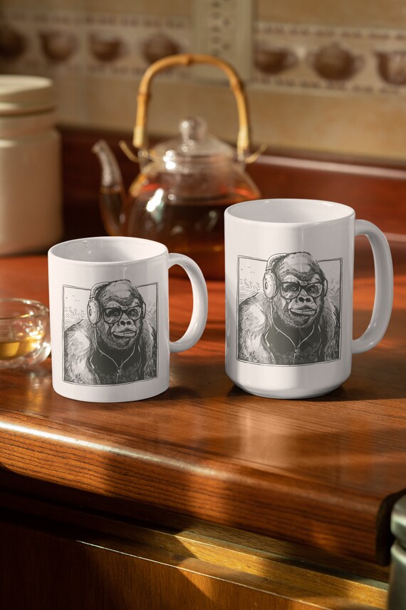 Gorilla Gift, Gorilla Mug, Gorilla Lover Gift, Funny Gorilla Gifts for Him,  Husband, Boyfriend, Dad, Brother, Gifts for Gorilla Lovers 
