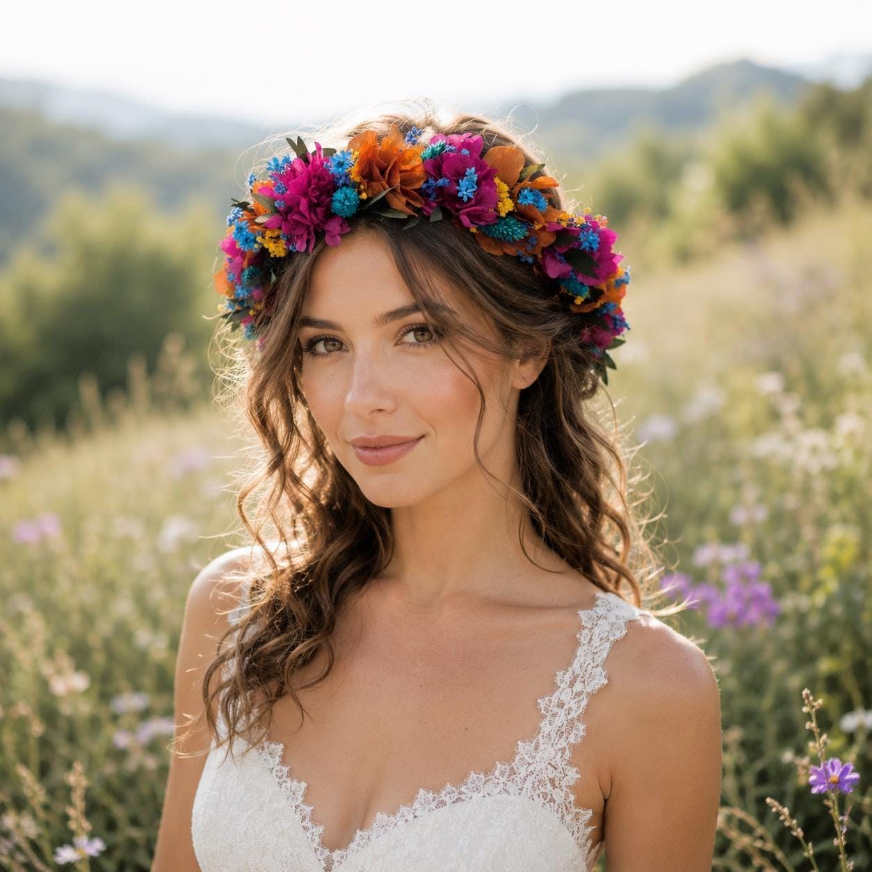 その他 Meadow Flower sequin crown Meadow Flower Crown - Etsy UK