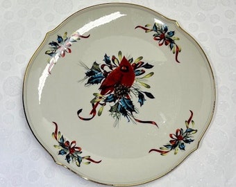 Lenox Winter Greetings 13 inch chop plate. Designed by Catherine McClung. Pattern code LWIG