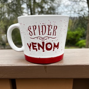 Marvel Spiderman Venom Marvel mug. Holds 24 oz. Brand new. No damage. image 1