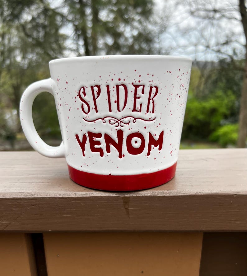 Marvel Spiderman Venom Marvel mug. Holds 24 oz. Brand new. No damage. image 1