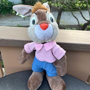 Walt Disney Brer Rabbit Splash Mountain Plush from the 1990&#39;s, Excellent condition, 16 inches, Stands