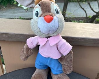Walt Disney Brer Rabbit Splash Mountain Plush from the 1990&#39;s, Excellent condition, 16 inches, Stands