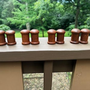 MCM Vintage Teak Salt & pepper shakers, 4 sets, 8 total,