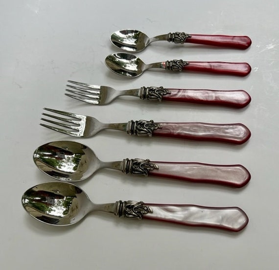 EME INOX 18/10 Flatware Stainless Steel From Italywhite - Etsy