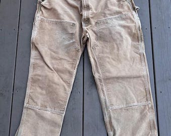Vintage 90s Carhartt Double Knee Denim Jeans 36x32 - Etsy