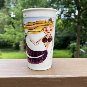 Starbucks Siren Mermaid mug, Like New, tags still attached. 12 oz. Gold sparkly accents