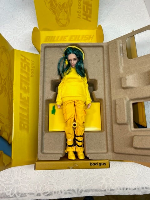 Billie Eilish Bad Guy Fashion Doll 10.5 Inches. Music Video Doll