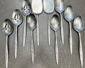 thumbnail image 2 of Oneida Arbor Rose Teaspoons - Set Of 12 - 18/8 Stainless Steel - New - Free Shipping (US Only) 2 of 5