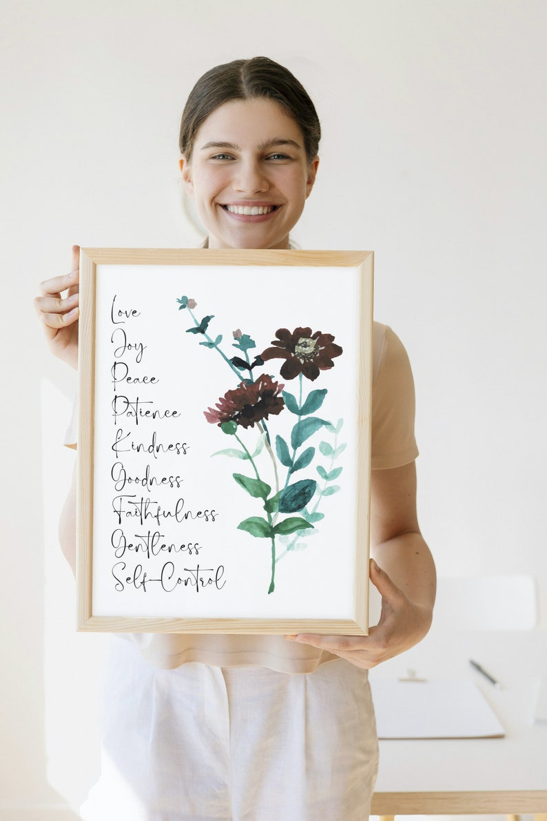 Fruits of the Spirit Wall Art, Fruits of the Spirit, Galatians 5