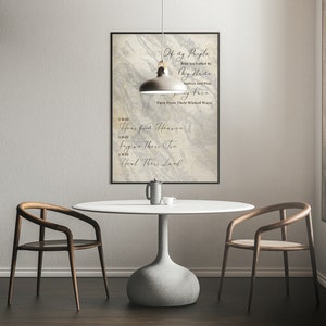 2 Chronicles 7:14 wall art, 2 Chronicles, Called by my name wall art, 2 chronicles digital download, 2 chronicles printable, church art