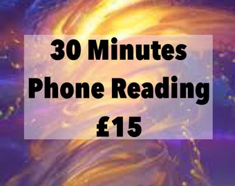 Psychic Phone reading 30 mins ETSY Offer only