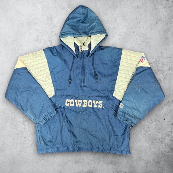Vintage 90's Starter Dallas Cowboys Quarter Zip Jacket