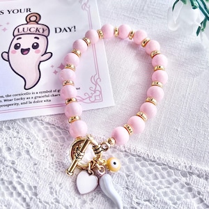 Lucky Italian Cornicello Charm Bracelet, Italian Good Luck Charm Meaningful Gift for Her, Italian Pride Jewelry, Good Fortune Friend Gift