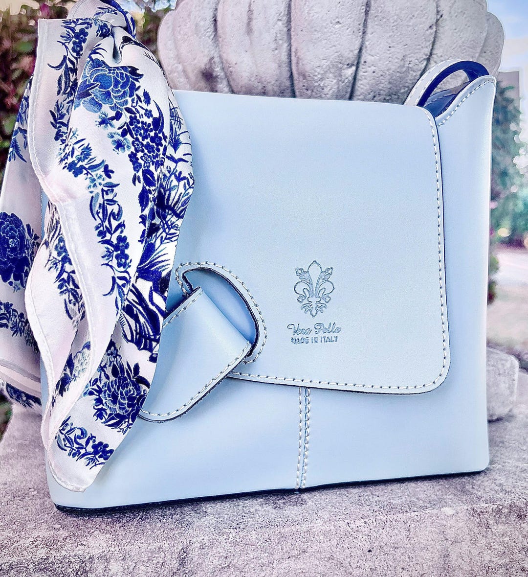 San Lorenzo Florence Leather Goods Genuine Italian Leather Handbag