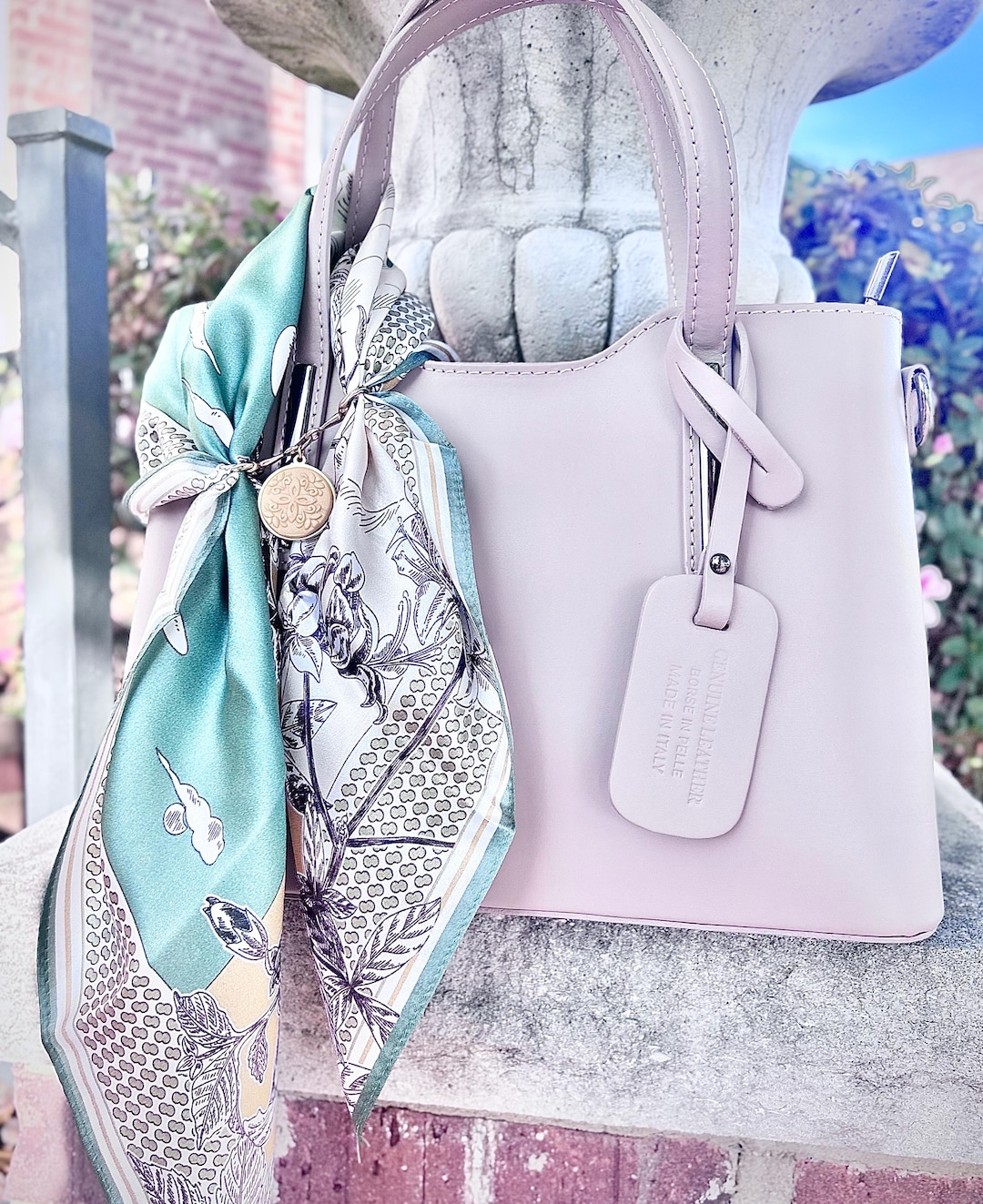 Borsa in vera pelle italiana realizzata a Firenze, Italia, borsa