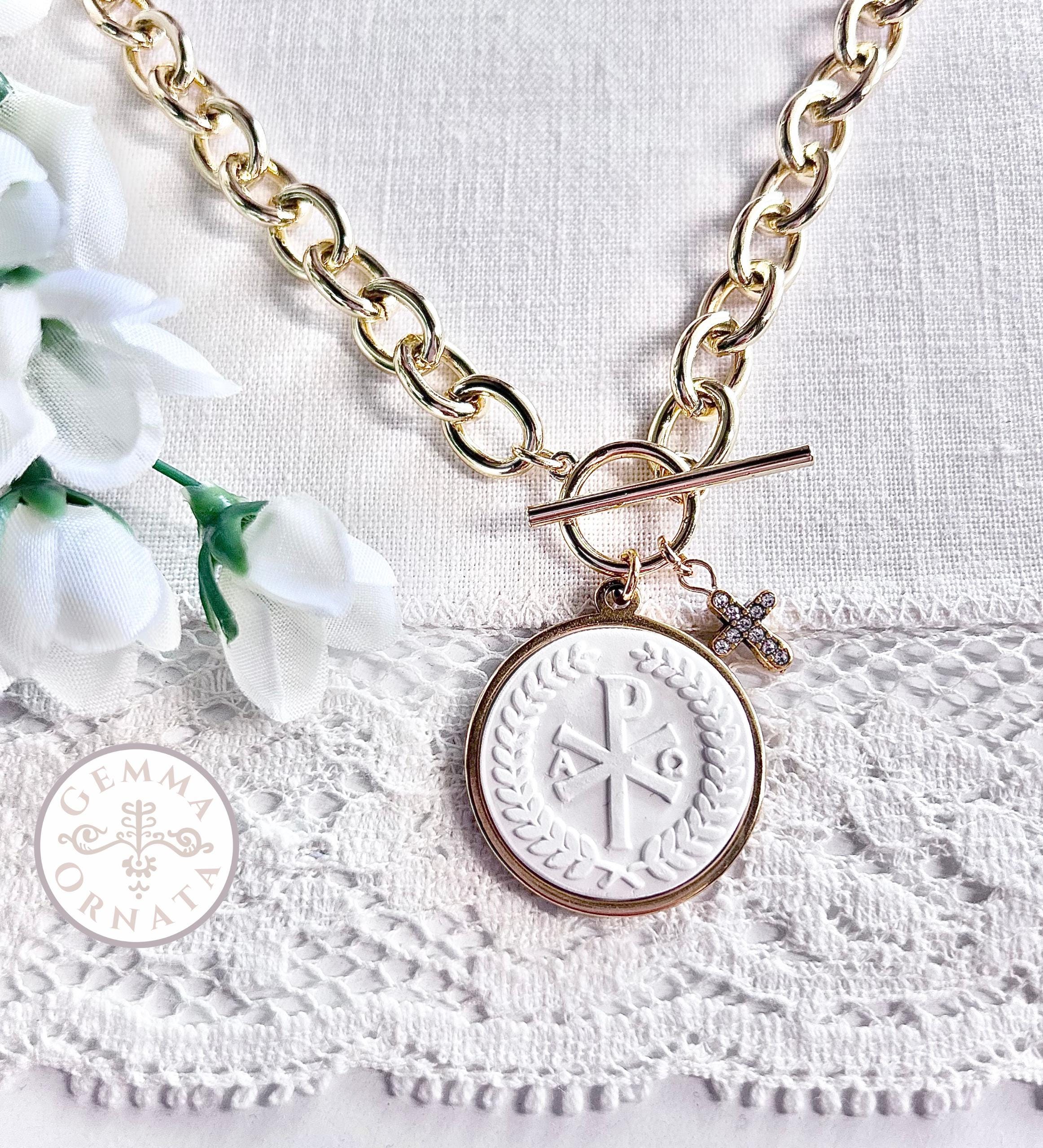 25【K14】イエスキリスト　スクエア　ペンダントトップ　キリスト教 25【K14】イエスキリスト スクエア ペンダントトップ キリスト教