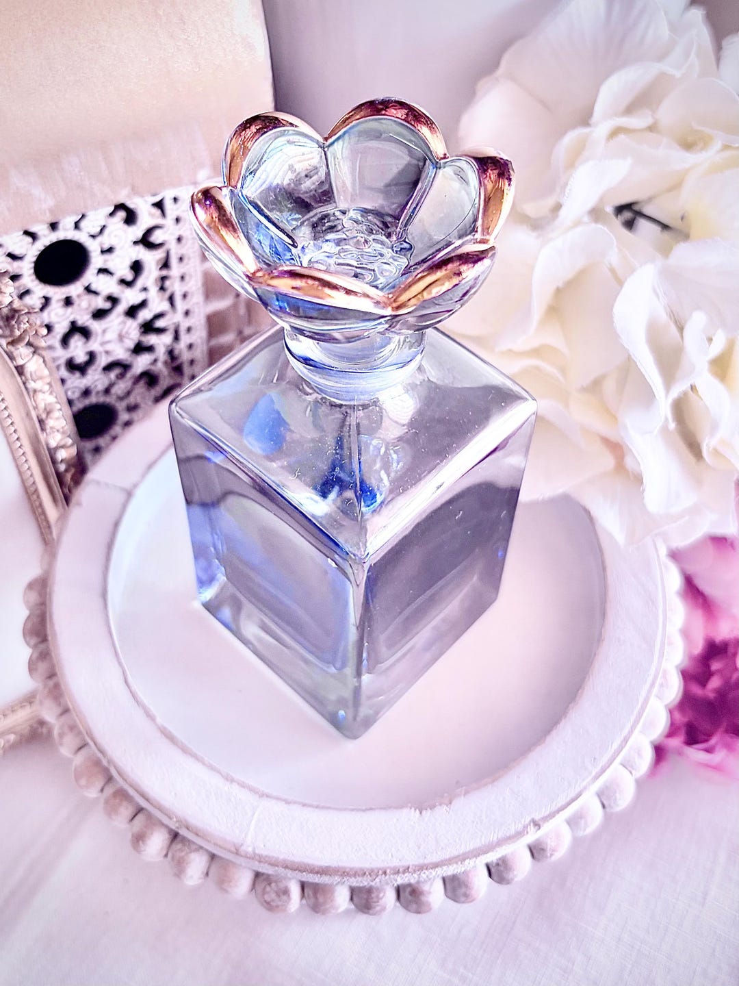 Sc Line Italy Vintage Italian SC Line Crystal Perfume Bottle | Made in Italy | Hand ...