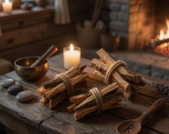Madera de Tjärved para limpieza con humo / Incienso de resina de pino para rituales nórdicos