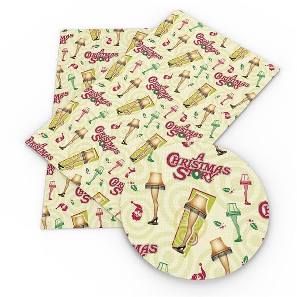 Christmas Story Fabric | 100% Cotton Fabric | Tumbler and Fat Quarter Old Classic Movies