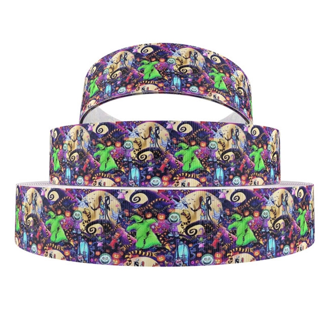 Nightmare Before Christmas Ribbon 1 or 1.5 High Quality Grosgrain