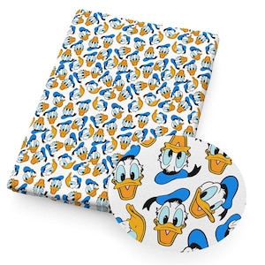 Disney Donald Duck Fabric | 100% Cotton Fabric | Fabric by the Yard