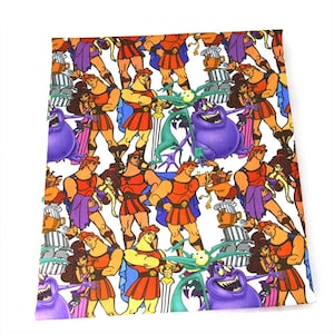 18x10&quot; Disney Hercules Fabric | 100% Cotton Fabric | Remnant | Pain and Panic | Meg