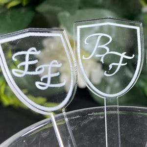 Helder acryl roerstaafje met je naam en initialen roerstaafje Drink paar initialen roer cocktail roerstaafje Luxe baraccessoire