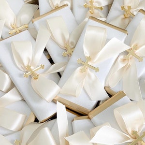 Kreuz, Weihnachtsgeschenkdekoration, Schokoladendekorationen für Gastgeschenke, Monogrammschilder, Kirchengeschenk für Dekorationen, Weihnachtsbaumfestdekor