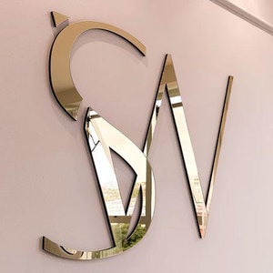 Insegna da parete con logo aziendale, segnaletica tagliata al laser, stemma per salone di bellezza, insegna aziendale 3D, segnaletica commerciale, design del logo 3D in rilievo.