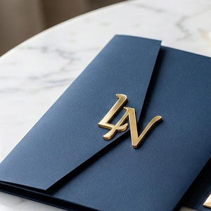 Personalized Gold Acrylic Letters, Acrylic couple Initial Letters for Wedding Gift Decoration, Chocolate Favors Acrylic wedding card sticky